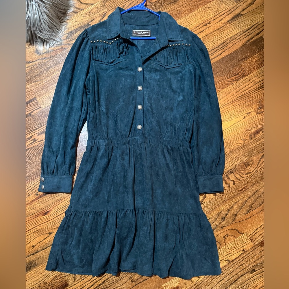 Double D Ranch Teal Dress